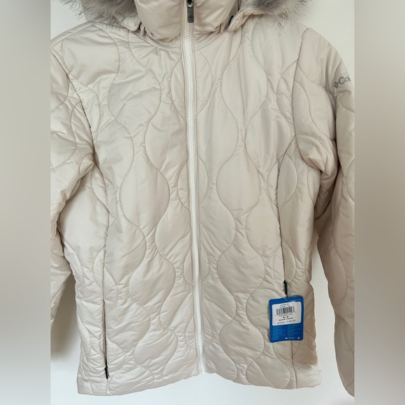 Columbia Frosty Heights Jacket Omni-Heat Ivory Women’s Small Jacket New W/Tags - Picture 2 of 12